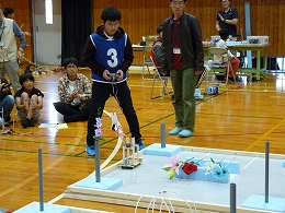 予選会の様子　中学生の部